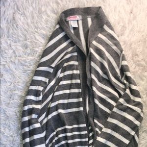 Long striped cardigan